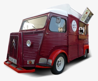 Van, Truck, Old, Vintage, Citroën, Food Truck, HD Png Download, Transparent PNG