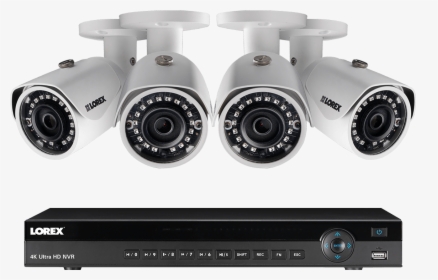 2k Home Security System With 4 Ip Cameras, 130ft Color, HD Png Download, Transparent PNG