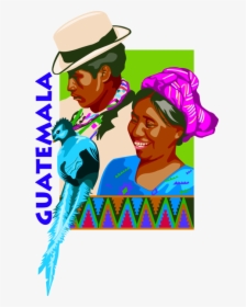 Vector Illustration Of Guatemala Postcard Design With, HD Png Download, Transparent PNG