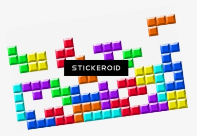 Tetris Blocks Wall, HD Png Download, Transparent PNG