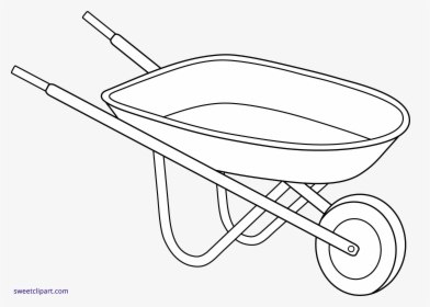 Tool Drawing Wheel Barrow, HD Png Download, Transparent PNG