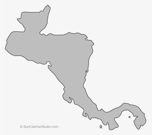 Outline Of Central America , Png Download, Transparent Png, Transparent PNG