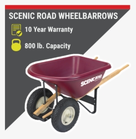 Scenic Road Wheelbarrows, HD Png Download, Transparent PNG