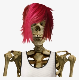 Red Haired Skeleton Transparent Image, HD Png Download, Transparent PNG