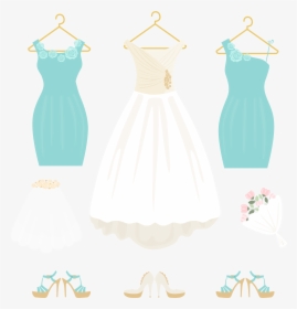 Exquisite Wedding Dress Clipart, HD Png Download, Transparent PNG