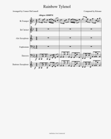 Rainbow Tylenol Sheet Music Composed By Composed By, HD Png Download, Transparent PNG