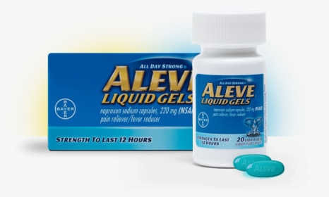 Pain Relief With Aleve Liquid Gels, HD Png Download, Transparent PNG