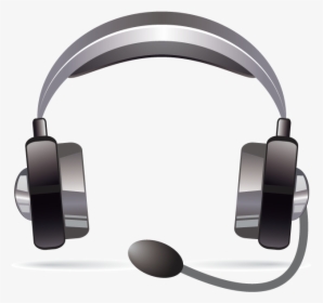 Vector Black Headphones Png Download, Transparent Png, Transparent PNG