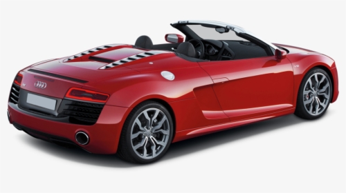 Audi R8 V8 Spyder Car Hire Rear View, HD Png Download, Transparent PNG