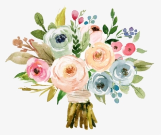 #watercolor #flowers #floral #bouquet #arrangement, HD Png Download, Transparent PNG