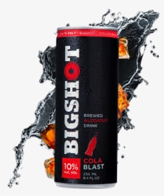 Bigshot Cola Blast 10% 4 Pack 250ml, HD Png Download, Transparent PNG