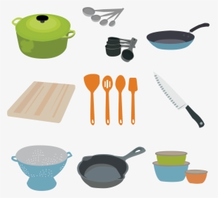 Kitchen Items Plastic Vector , Png Download, Transparent Png, Transparent PNG