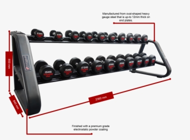 Titanium Usa Goliath Series Pro Style Dumbbell Rack, HD Png Download, Transparent PNG