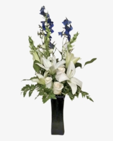 Big Flower Vase Png, Transparent Png, Transparent PNG
