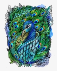 Transparent Peacock Wings Png, Png Download, Transparent PNG