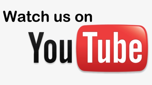 Watch Us On Youtube Logo Png, Transparent Png, Transparent PNG
