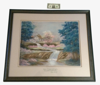 Joann Dolar Large Pastel Of Waterwheel And, HD Png Download, Transparent PNG