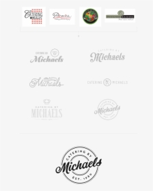 Catering By Michaels Logo Evolution, HD Png Download, Transparent PNG