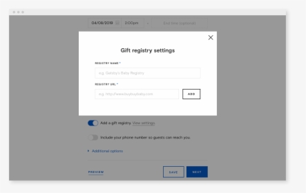 Gift Registry Module, HD Png Download, Transparent PNG