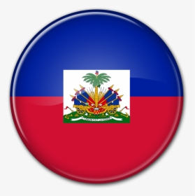 Round Flag Of Haiti, HD Png Download, Transparent PNG