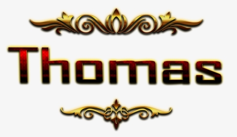 Thomas Decorative Name Png, Transparent Png, Transparent PNG