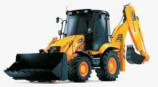 Heavy Machinery, Tractor, Loader, Dig, Yellow, HD Png Download, Transparent PNG