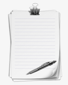 Transparent Pen And Paper Clipart, HD Png Download, Transparent PNG