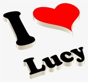 Lucy Heart Name Transparent Png, Png Download, Transparent PNG