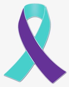 Transparent Purple Cancer Ribbon Png, Png Download, Transparent PNG
