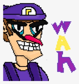 Waluigi Face Png, Transparent Png, Transparent PNG