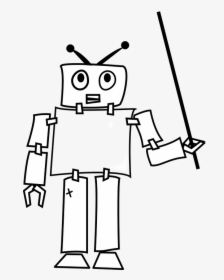 Robot, Android, Thought, Thinking, Teaching, Showing, HD Png Download, Transparent PNG