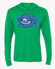 Super Cute Starter Popplio Triblend Long Sleeve Hoodie, HD Png Download, Transparent PNG