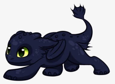 Baby Toothless By Rawri-tea, HD Png Download, Transparent PNG