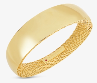 Roberto Coin Wide Gold Bangle, HD Png Download, Transparent PNG