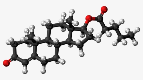 Testosterone Valerate Molecule Ball, HD Png Download, Transparent PNG