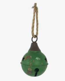 Aged Green Metal Ball Bell Hanging, HD Png Download, Transparent PNG