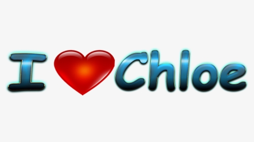 Chloe Love Name Heart Design Png, Transparent Png, Transparent PNG