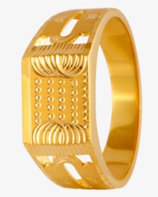 22kt Yellow Gold Ring For Men, HD Png Download, Transparent PNG