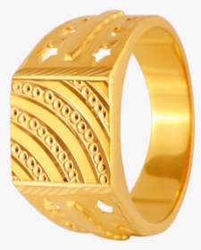 22kt Yellow Gold Ring For Men, HD Png Download, Transparent PNG