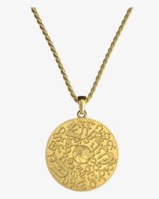 Gold Armenian Alphabet Necklace, HD Png Download, Transparent PNG