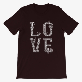 Exquisite Love Design Short Sleeve Unisex T Shirt, HD Png Download, Transparent PNG
