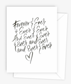 Love Everandever Blankcard Mockup, HD Png Download, Transparent PNG