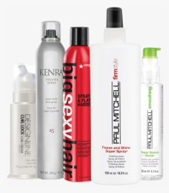 Assortment Of Professional Styling Products, HD Png Download, Transparent PNG