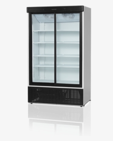 Black Front Tefcold Fs1202s Upright Double Door Display, HD Png Download, Transparent PNG