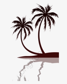 Coconut Tree Clipart Easy, HD Png Download, Transparent PNG