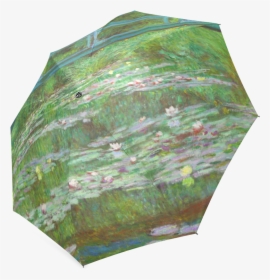 Monet Japanese Bridge Water Lily Pond Foldable Umbrella, HD Png Download, Transparent PNG