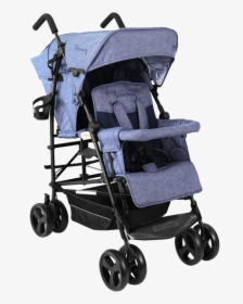 Kinderwagon Twin Baby Stroller Twin Big Baby Stroller, HD Png Download, Transparent PNG