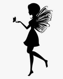 Butterfly Shadow Silhouettes Png, Transparent Png, Transparent PNG