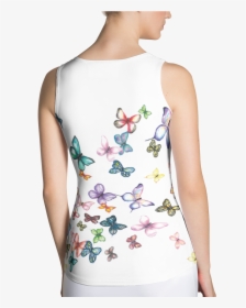Butterfly Swarm Women S Sublimation Cut & Sew, HD Png Download, Transparent PNG