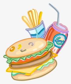 Fries Vector Fast Food, HD Png Download, Transparent PNG
